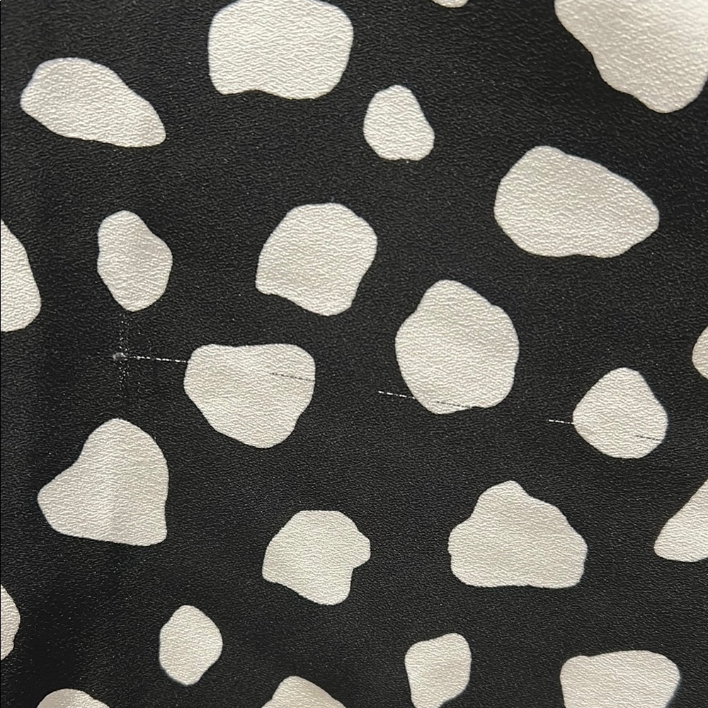 ANN TAYLOR Black and White Polka Dot Women's Shorts - Picture 4 of 9